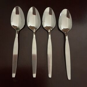 Oneida Community FROSTFIRE Teaspoons (Set of 4) Stainless 6"